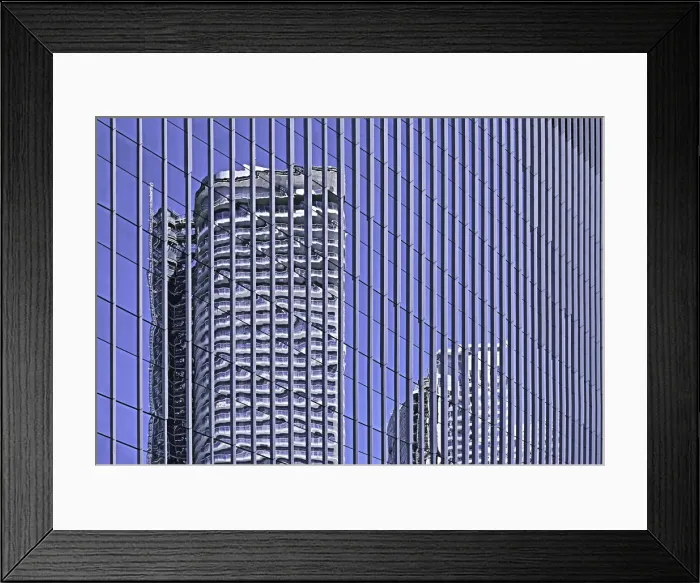 Framed Print : Seattle Skyline Reflections Framed Print : Seattle Skyline Reflections
