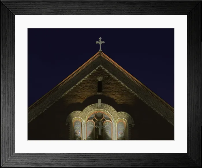 Framed Print : Shadowed Cathedral Framed Print : Shadowed Cathedral