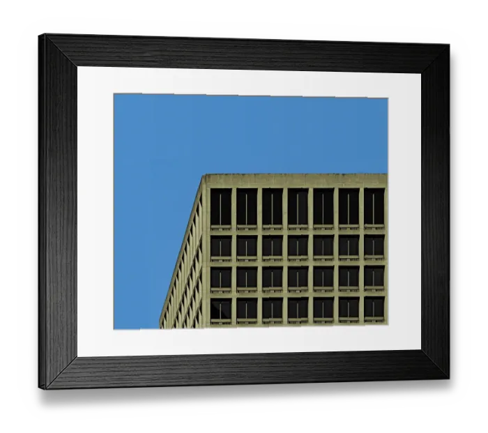 Framed Print : Concrete Geometry