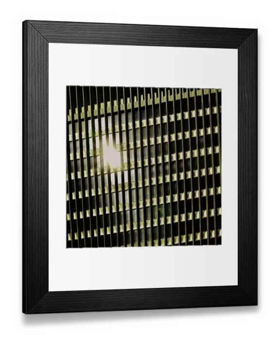 Framed Print : Sun Reflected On Skyscraper Framed Print : Sun Reflected On Skyscraper