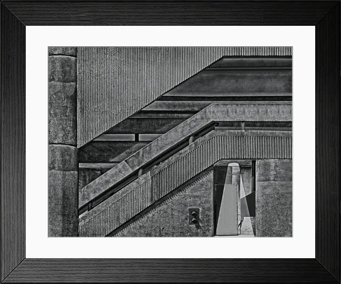 Framed Print : Cement Stairs Framed Print : Cement Stairs
