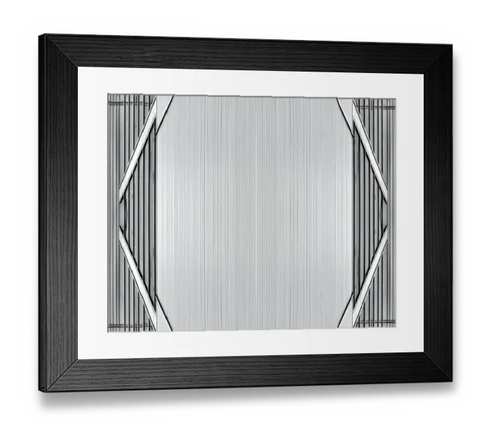 Framed Print : Steel Symmetry Framed Print : Steel Symmetry