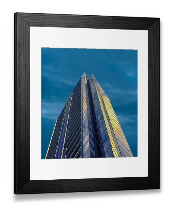 Framed Print : Sunset And Skyscraper Framed Print : Sunset And Skyscraper