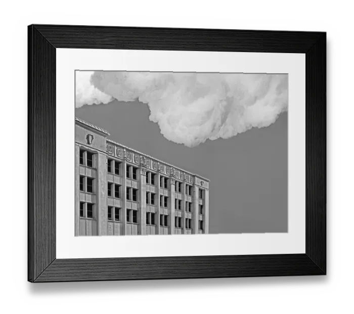 Framed Print : Retro Parking Garage Framed Print : Retro Parking Garage