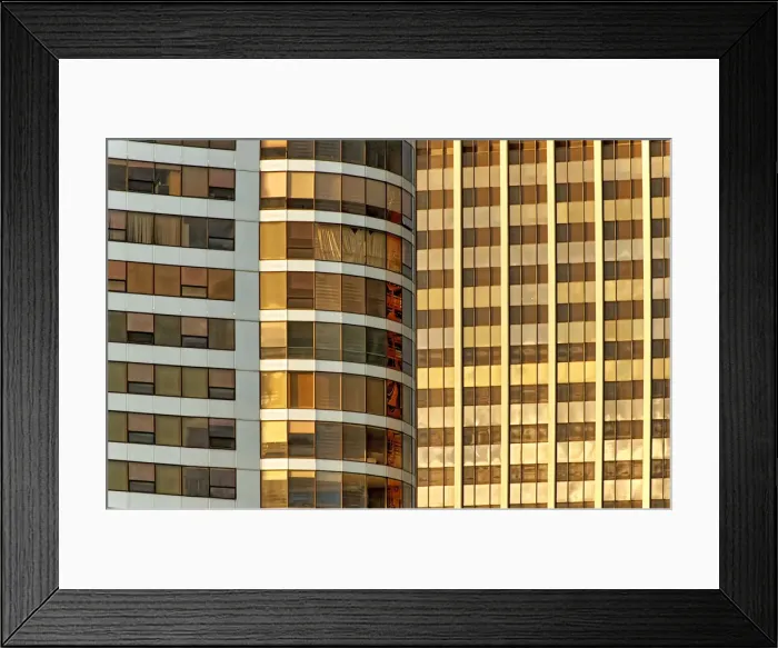 Framed Print : Sunset Skyscrapers Framed Print : Sunset Skyscrapers
