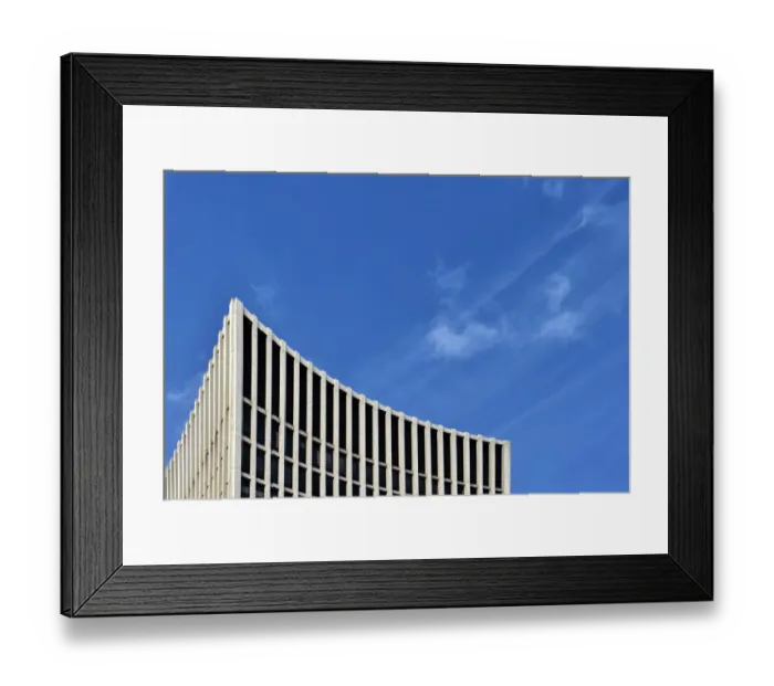 Framed Print : Skewed Skyscraper Framed Print : Skewed Skyscraper