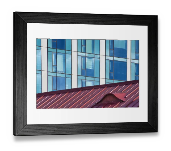 Framed Print : Tin Roof And Tower