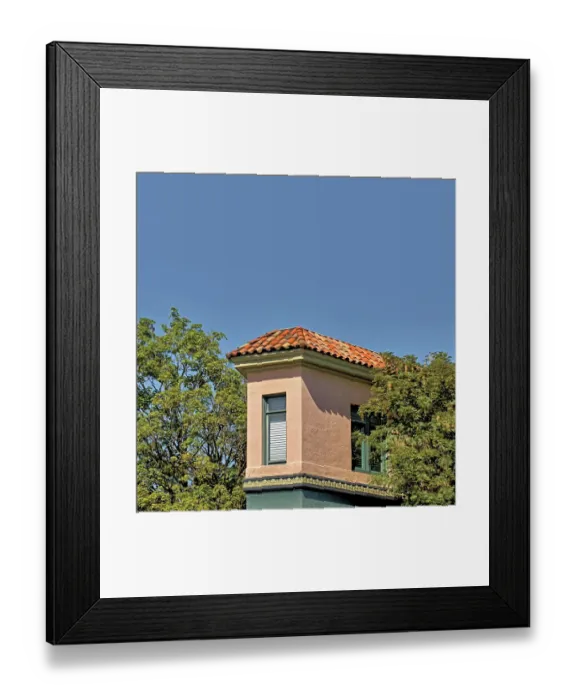 Framed Print : Narrow Corner