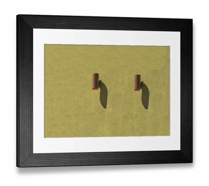 Framed Print : Lighted Wall Framed Print : Lighted Wall