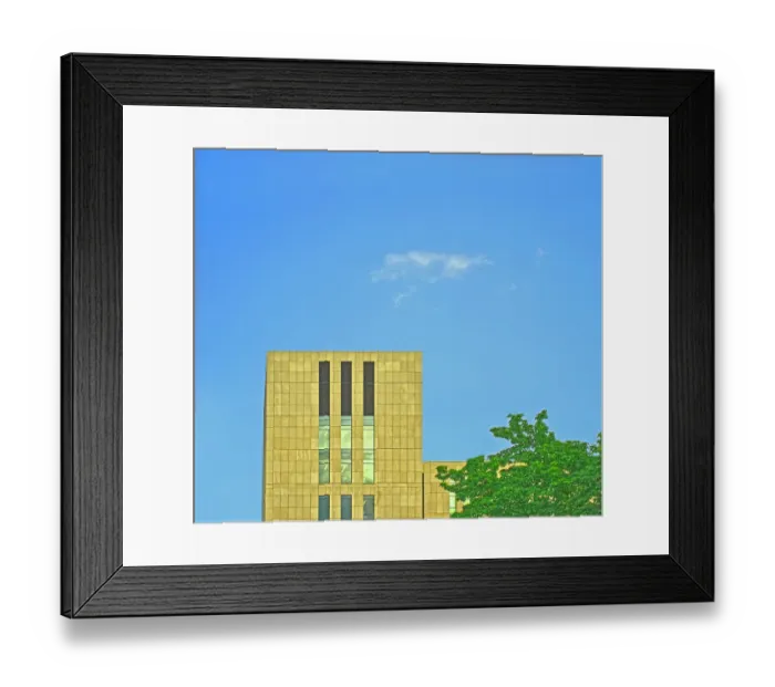 Framed Print : New Yellow Building Framed Print : New Yellow Building