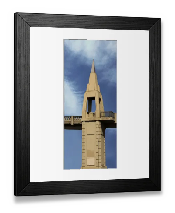 Framed Print : Street Steeple Framed Print : Street Steeple