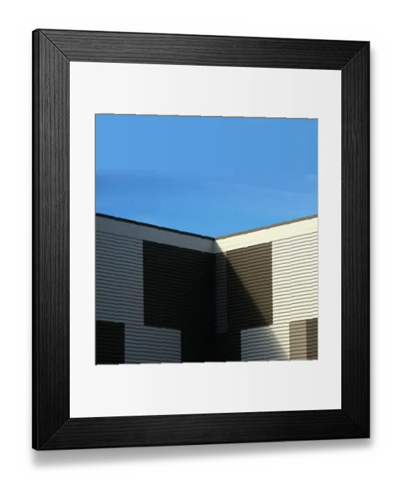 Framed Print : Shadowed Corner Framed Print : Shadowed Corner