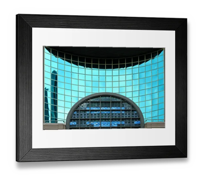 Framed Print : Mirrored Entrance Framed Print : Mirrored Entrance