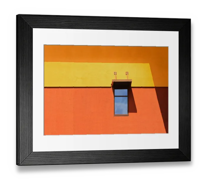 Framed Print : Shadowed Window