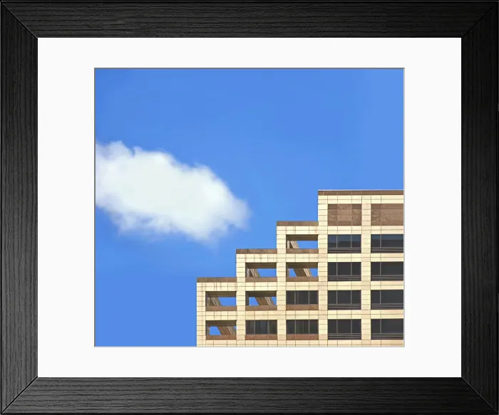 Framed Print : Repeating Right Angles Framed Print : Repeating Right Angles