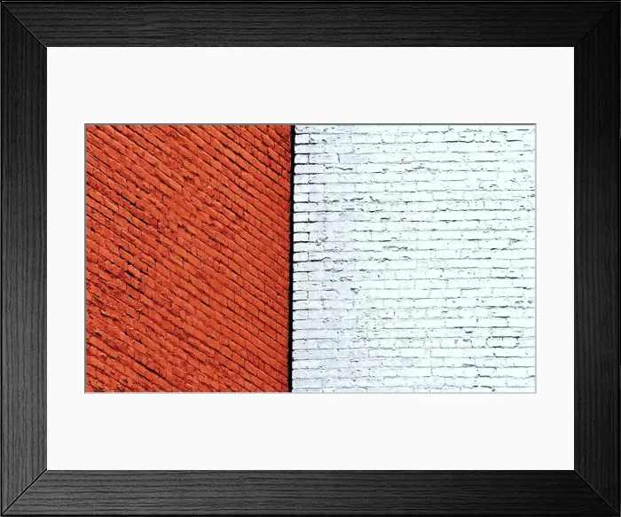 Framed Print : Red And White Spaces Framed Print : Red And White Spaces