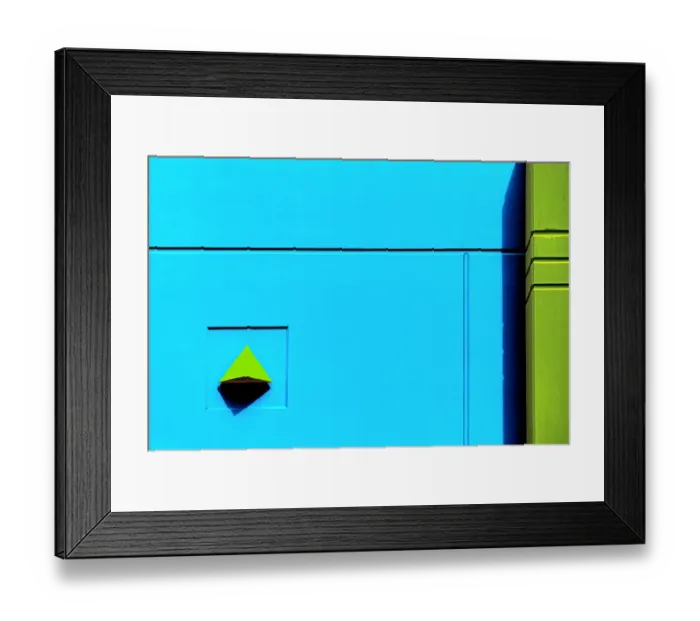 Framed Print : Neon Geometry Framed Print : Neon Geometry