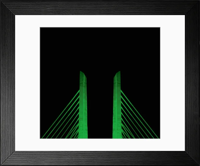 Framed Print : Night Gate Framed Print : Night Gate