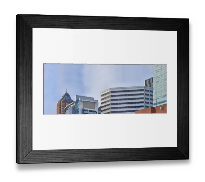 Framed Print : Portland City Skyline Framed Print : Portland City Skyline