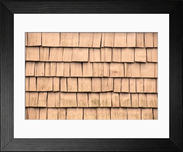 Framed Print : Cedar Shingles Framed Print : Cedar Shingles