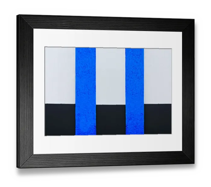 Framed Print : Blue Concrete Columns Framed Print : Blue Concrete Columns