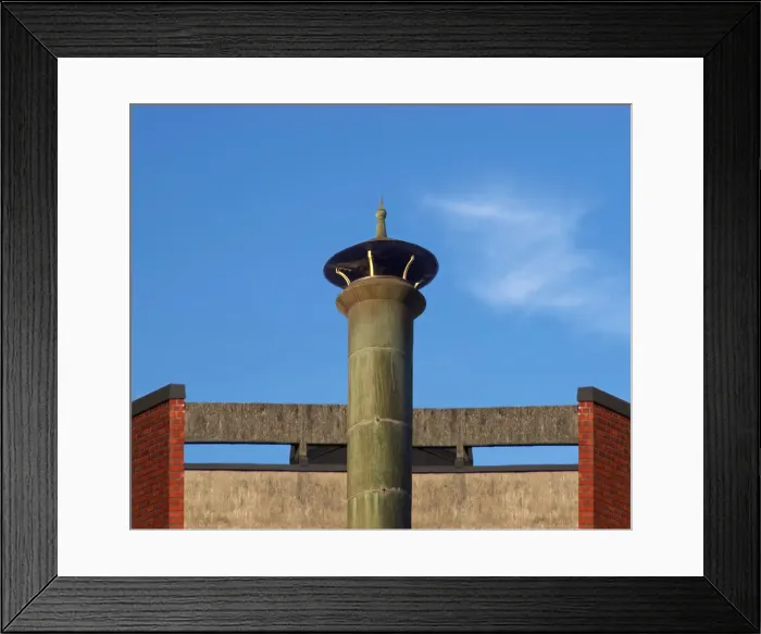 Framed Print : Sky Stack. A color image that was digitally rendered Framed Print : Sky Stack. A color image that was digitally rendered