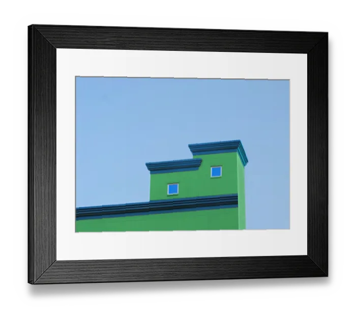 Framed Print : Green House Framed Print : Green House