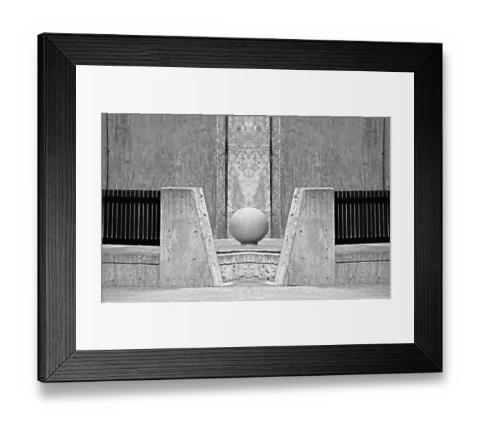 Framed Print : Concrete Symmetry Framed Print : Concrete Symmetry