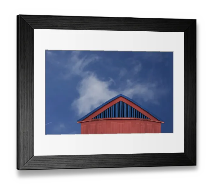 Framed Print : Digital Barn Framed Print : Digital Barn