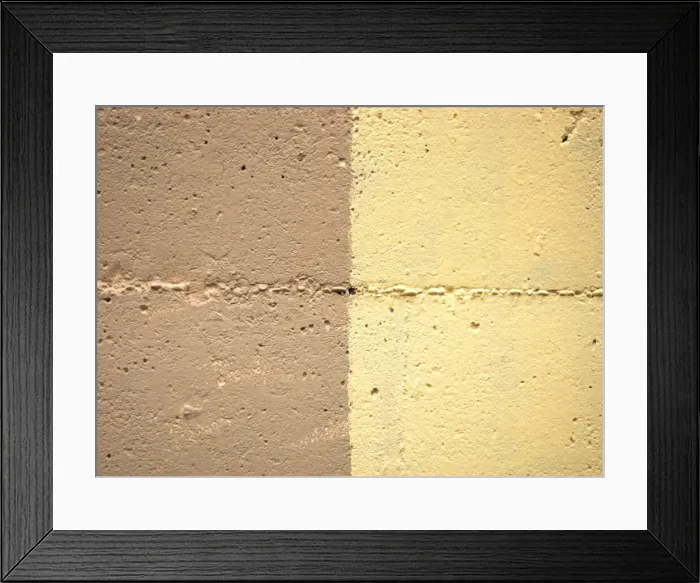 Framed Print : Colored Concrete Wall Framed Print : Colored Concrete Wall