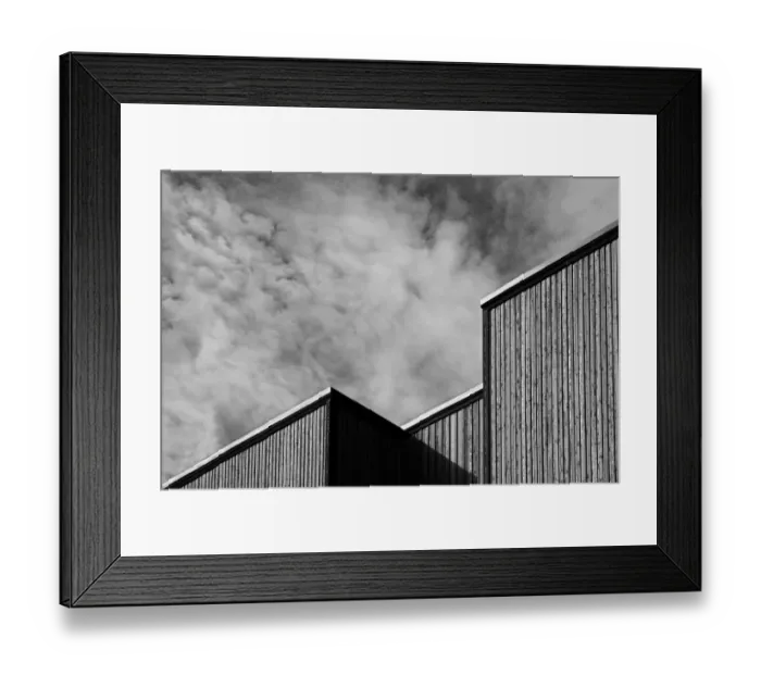 Framed Print : Gray Geometry Framed Print : Gray Geometry
