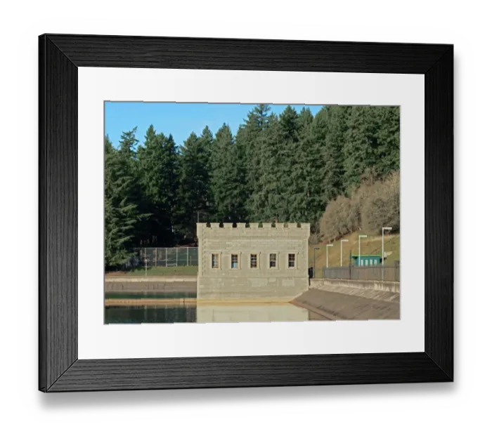 Framed Print : Mount Tabor Water Reservoir Framed Print : Mount Tabor Water Reservoir