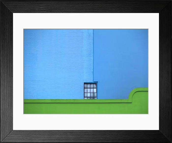 Framed Print : Pastel Wall and Window Framed Print : Pastel Wall and Window