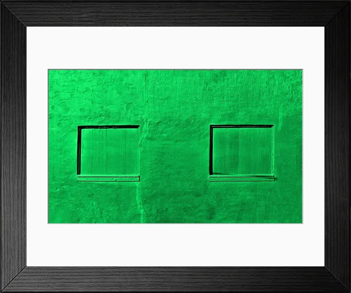 Framed Print : Green Shiny Wall Framed Print : Green Shiny Wall