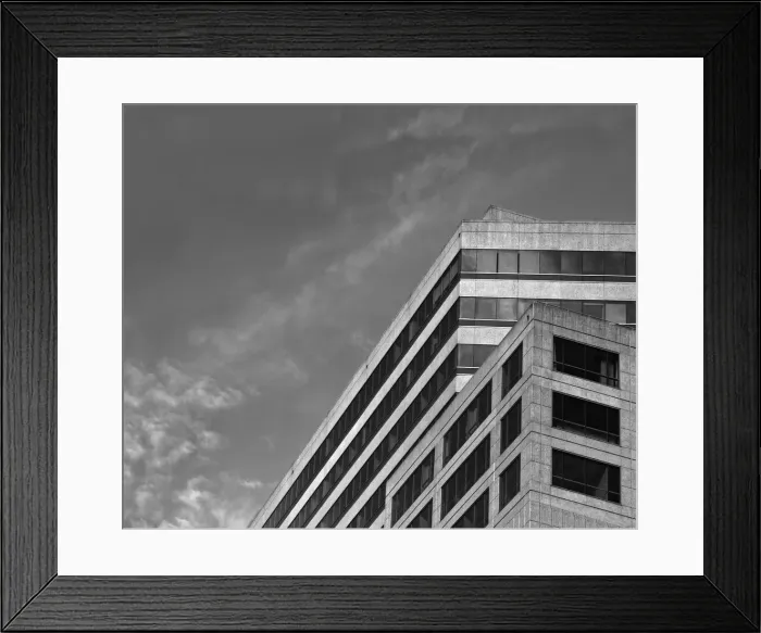 Framed Print : Gray Banking