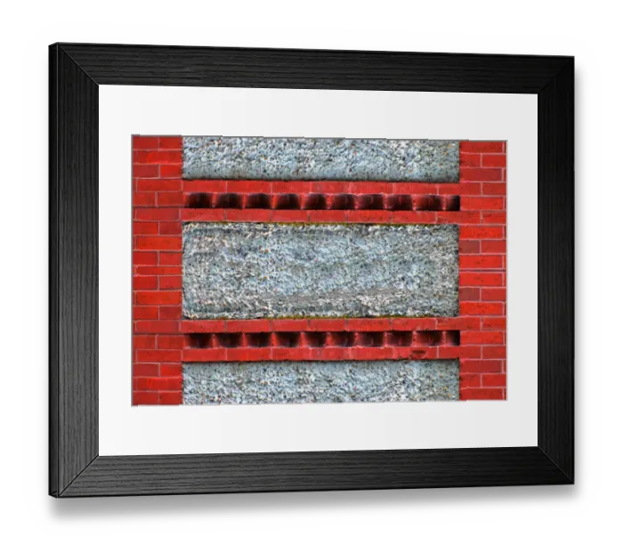 Framed Print : Brick Design Framed Print : Brick Design