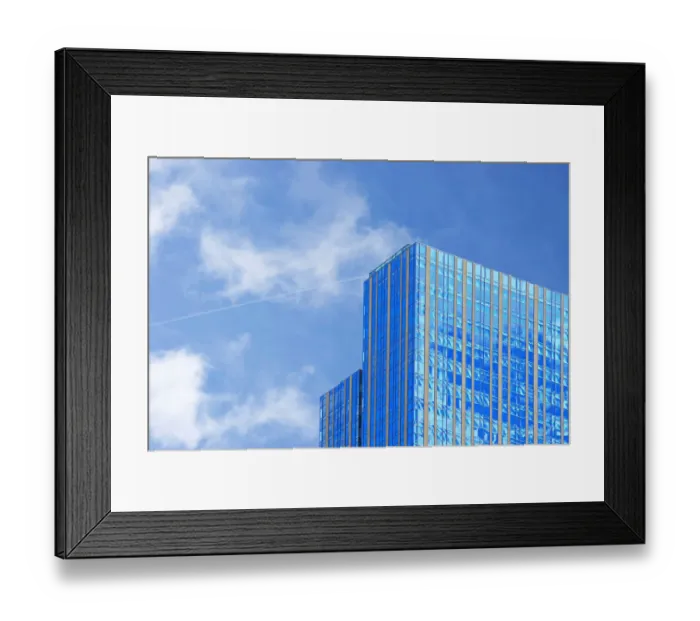 Framed Print : Topaz Glass