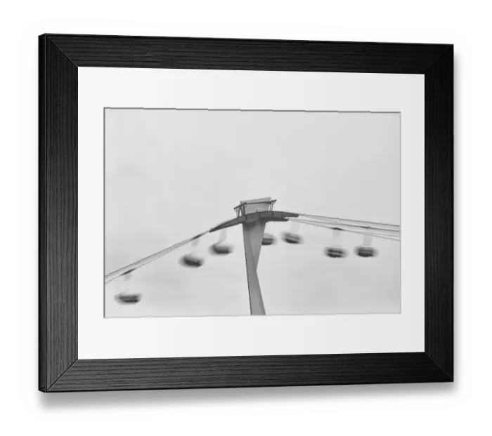 Framed Print : Carousel. A black and white photograph of a public transportation trolley Framed Print : Carousel. A black and white photograph of a public transportation trolley