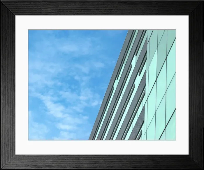 Framed Print : Steel Blue Sky Framed Print : Steel Blue Sky