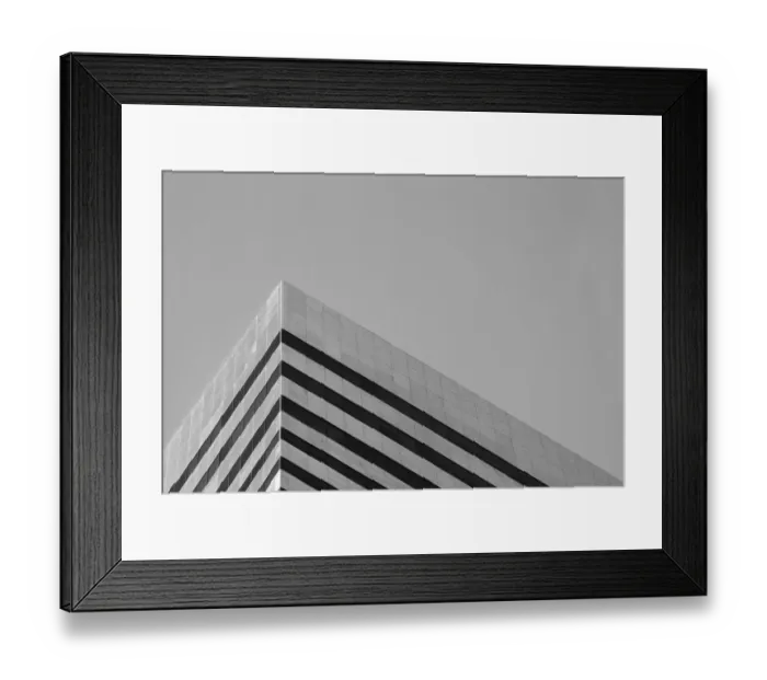 Framed Print : Black and White Skyscraper Framed Print : Black and White Skyscraper
