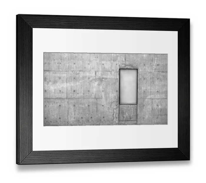 Framed Print : Cement Wall With Window