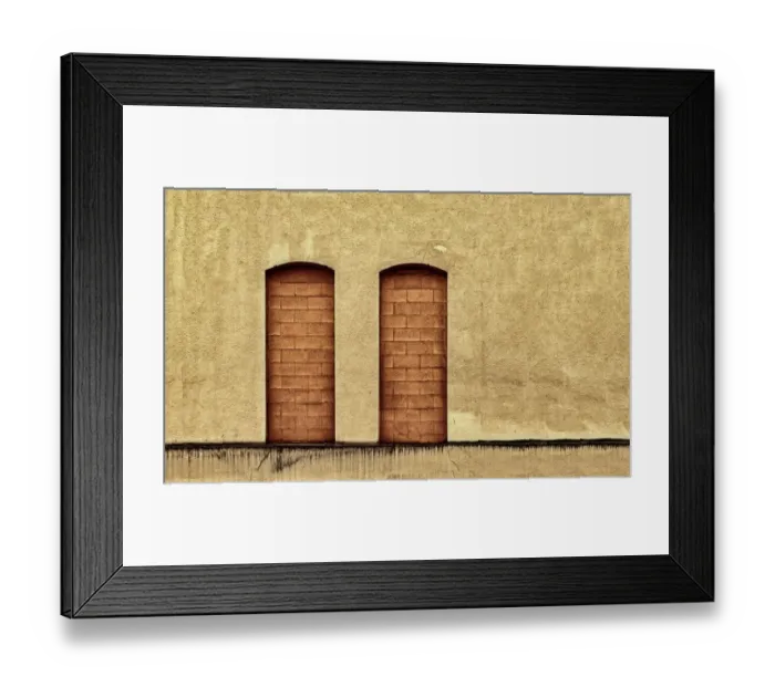 Framed Print : Wall to Abandoned Building Framed Print : Wall to Abandoned Building