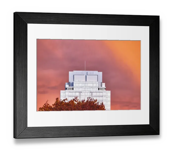 Framed Print : Sunset Skyscaper Framed Print : Sunset Skyscaper
