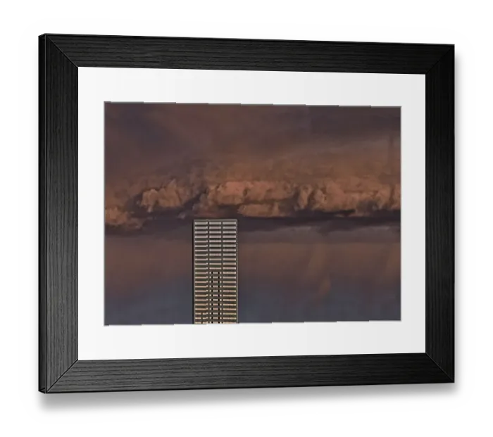 Framed Print : Sky Red Bank Framed Print : Sky Red Bank