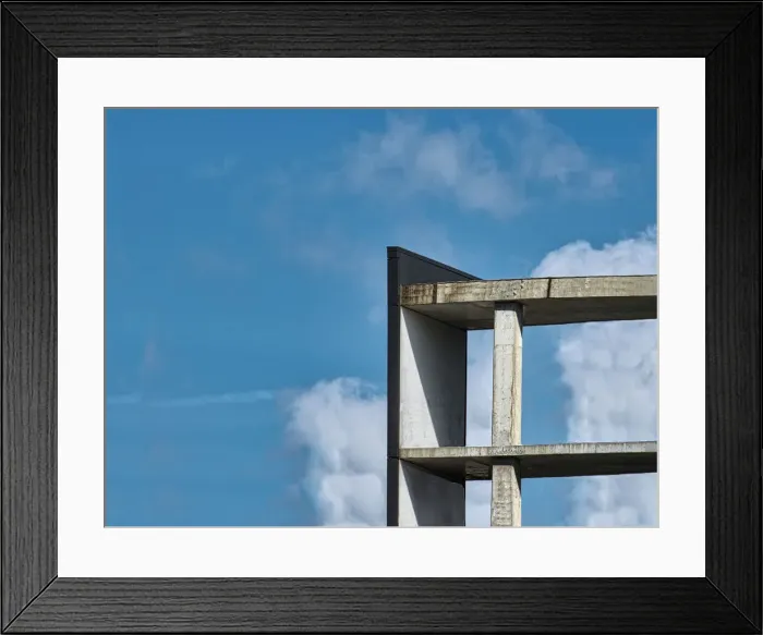 Framed Print : Cement Stilts Framed Print : Cement Stilts
