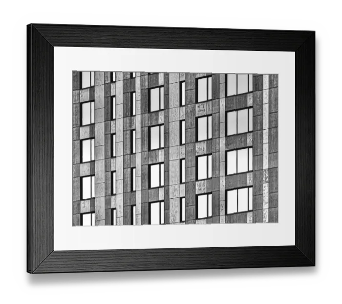 Framed Print : White Windows