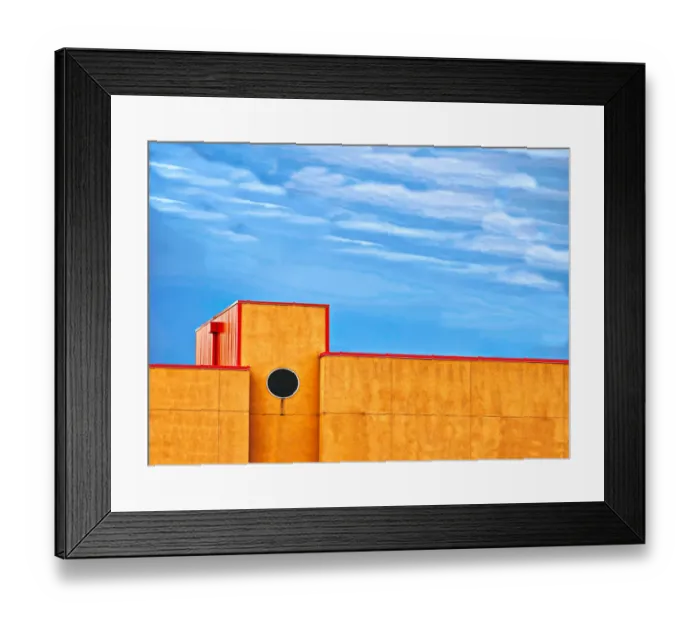 Framed Print : Orange House Framed Print : Orange House