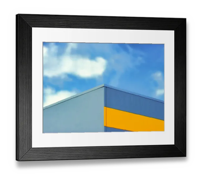 Framed Print : Orange Banner Framed Print : Orange Banner