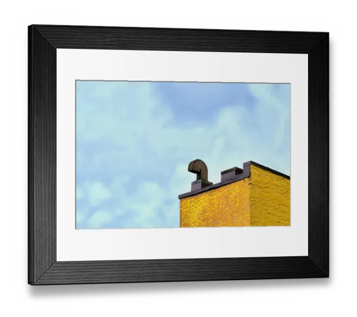 Framed Print : High Yellow Bricks Framed Print : High Yellow Bricks