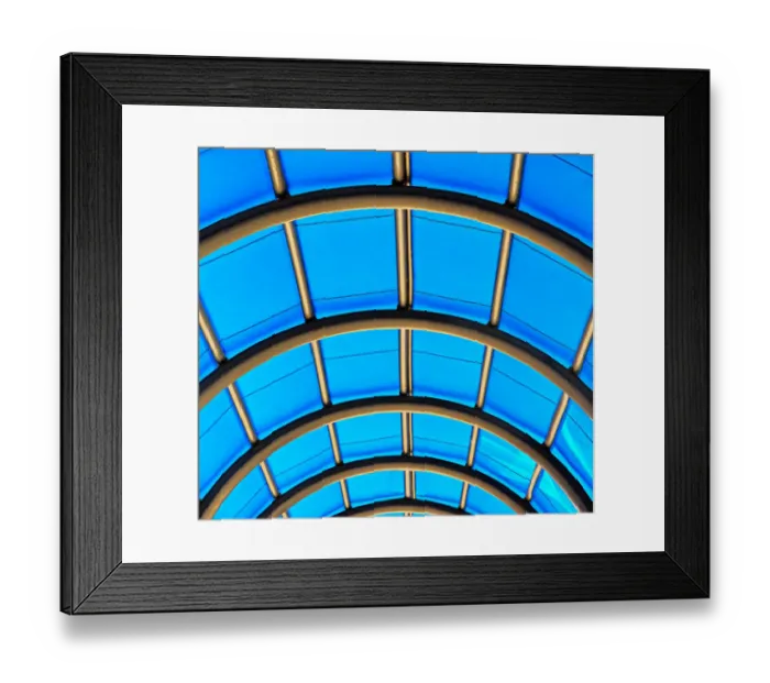 Framed Print : Blue Canopy Framed Print : Blue Canopy